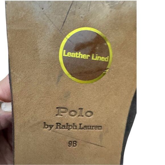Ralph Lauren Polo Fringe-Trim Suede Loafer Women’s Size 9 Medium EUC - Picture 5 of 9